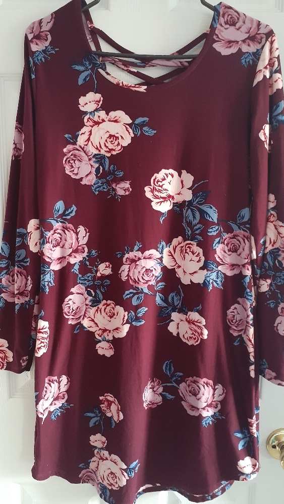No Boundaries long sleeve short dress
